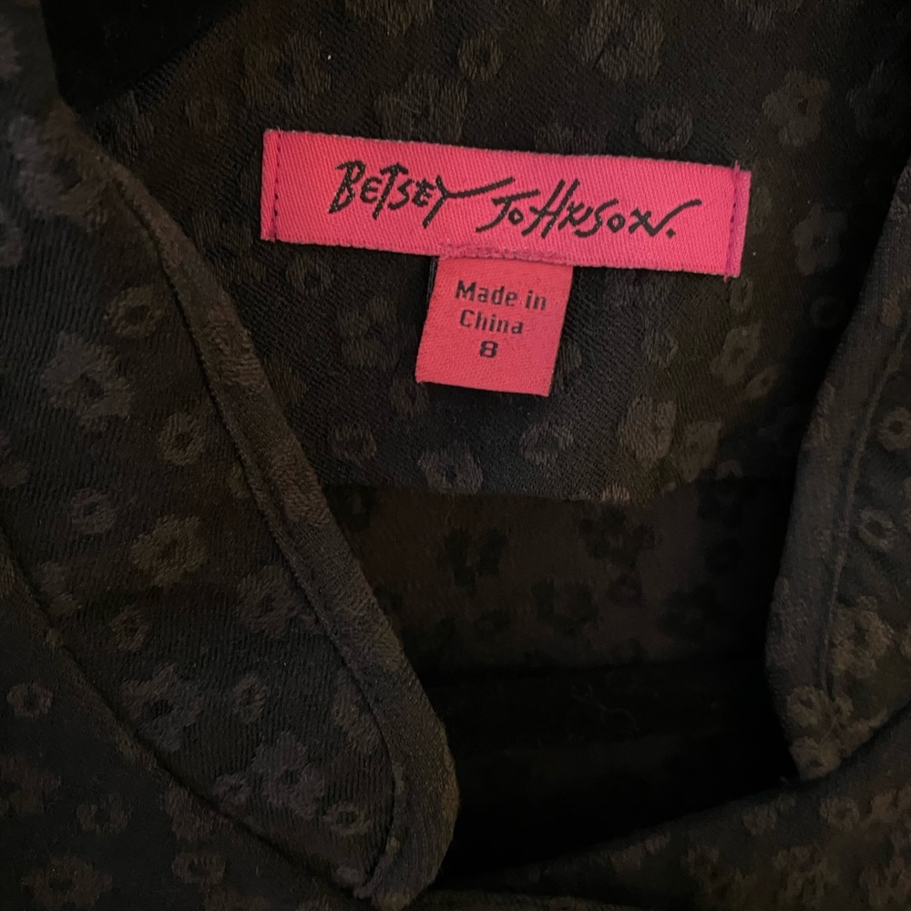Vintage Betsey Johnson Black Daisy Suit - Picture 7 of 14